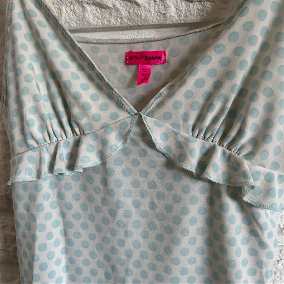 Betsy Johnson polka dot cami - Picture 2 of 3